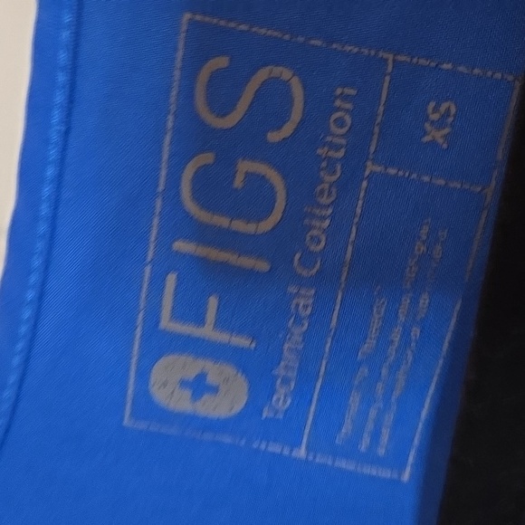 Figs Womens Blue Scrub‎ Top - Picture 2 of 2